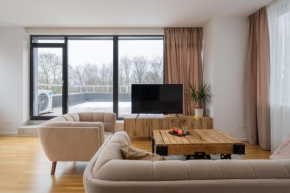 1-bedroom penthouse with underground parking, Riga
